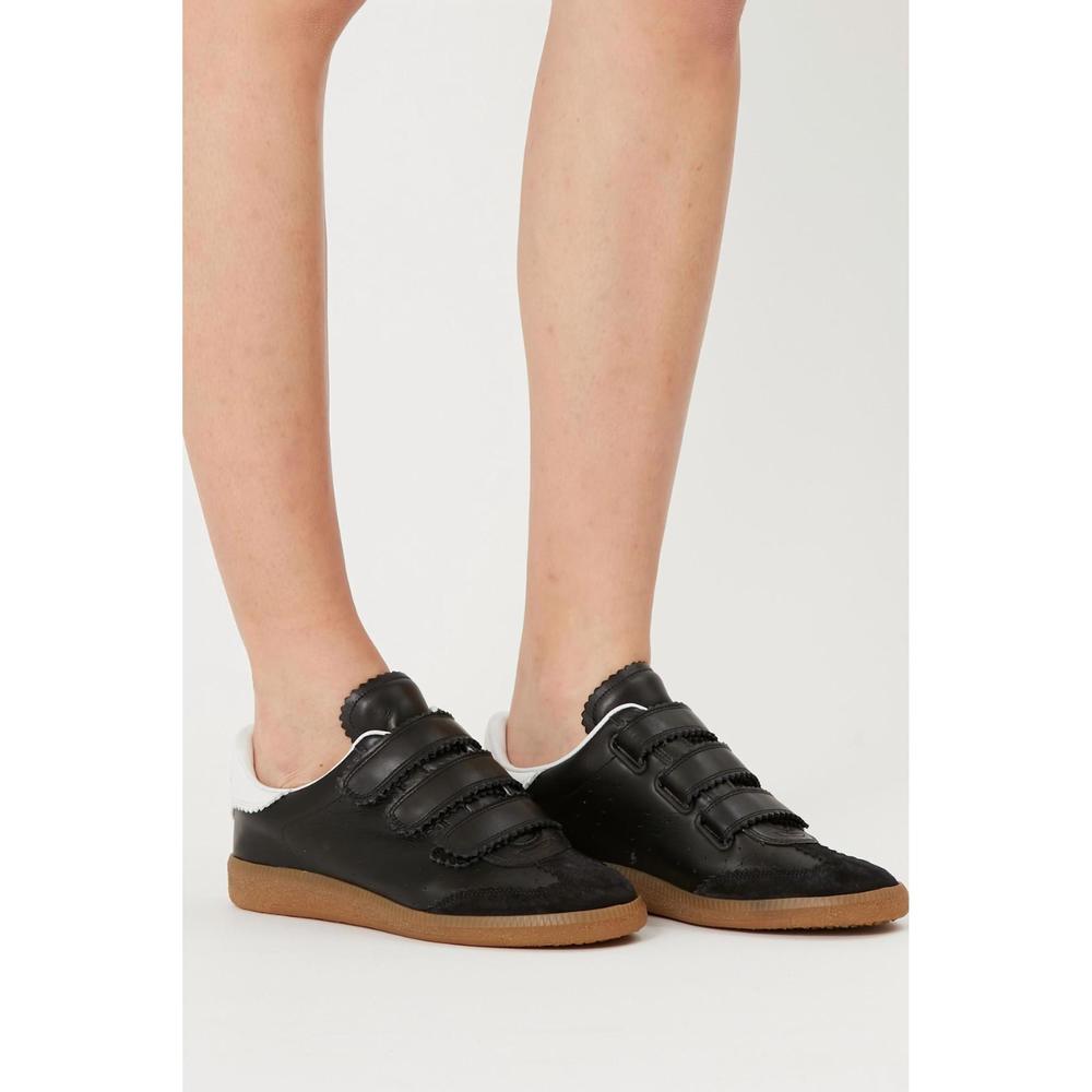 NEW ISABEL MARANT women's beth classic sneaker in black - Picture 5 of 5